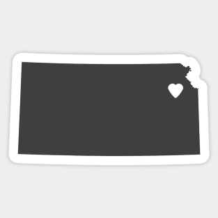 Kansas Love Sticker